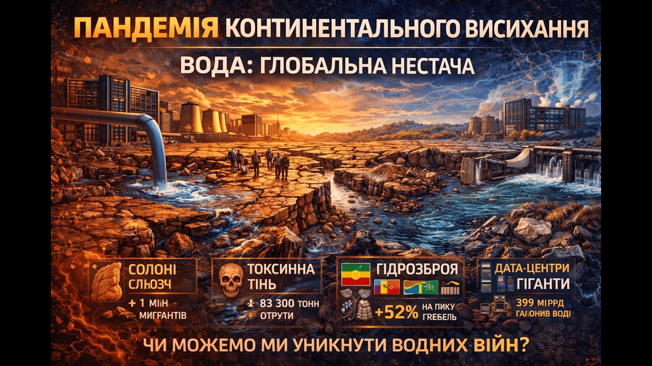 Глобальна водна криза - Як штучний інтелект лишає людей без води