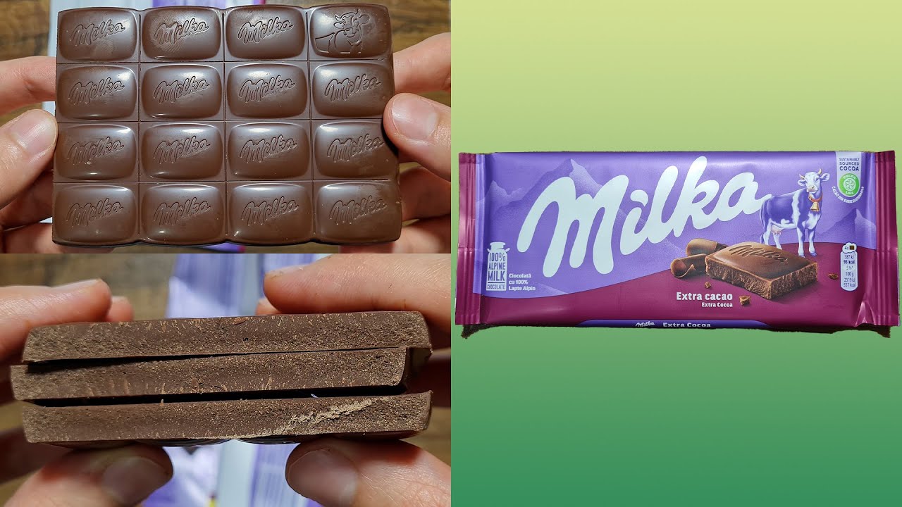 Milka Extra Cocoa Chocolate (45% Cocoa) | 4K