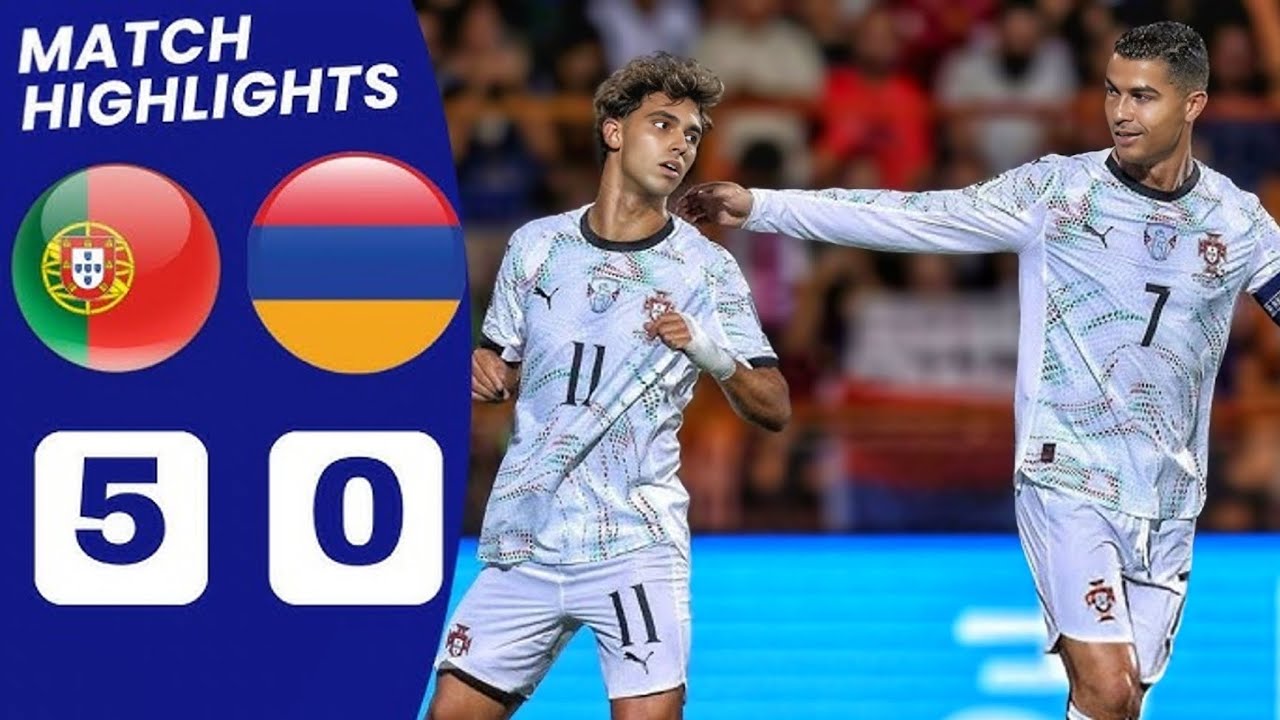Portugal vs Armenia 5-0 Highlights & All Goals 2025 🔥 CR7