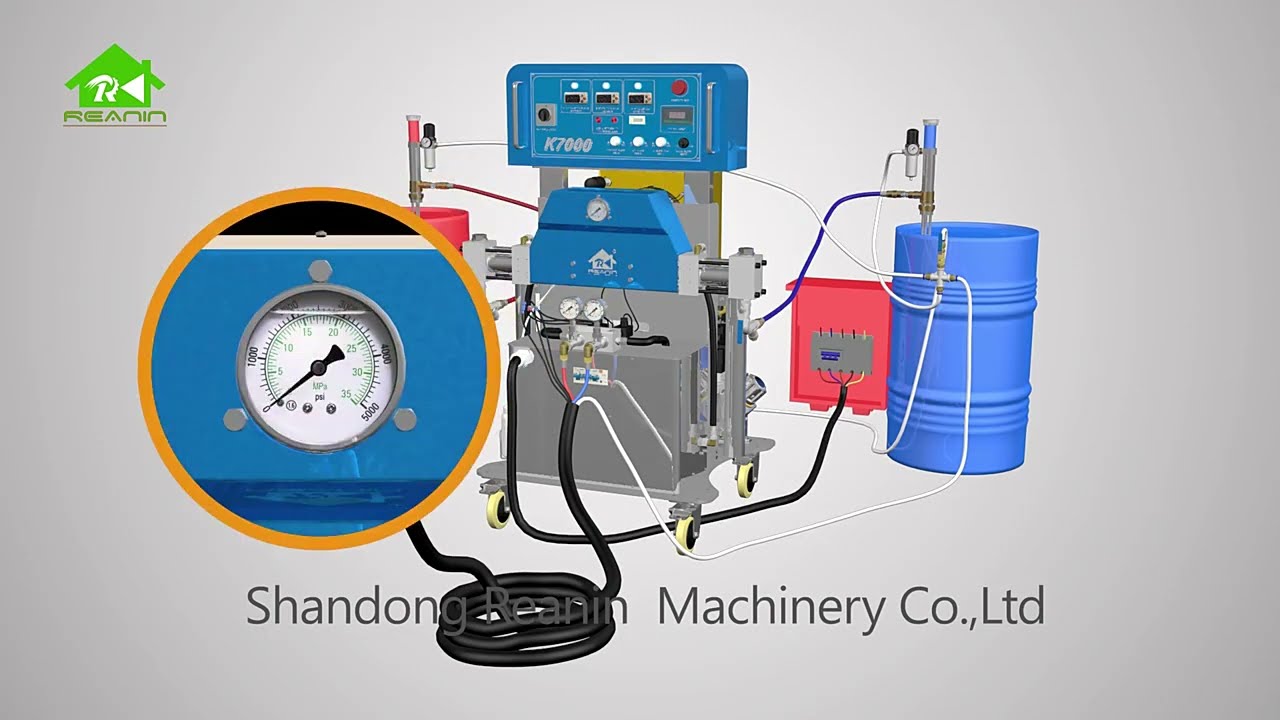 Reanin-K7000 Polyurea Spray Equipment Instructions for Use