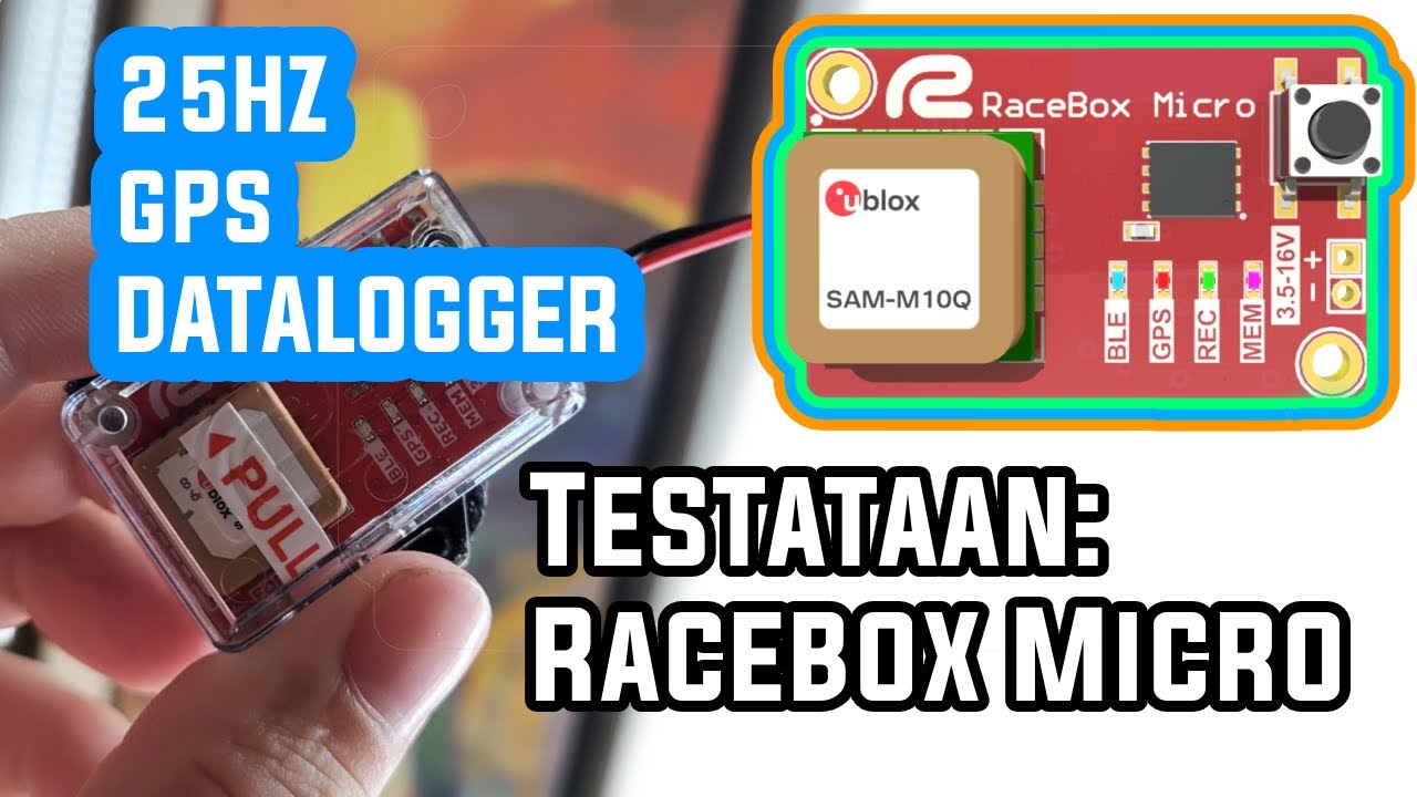Testataan Racebox Micro 🔥🚗 | 25Hz dataloggeri