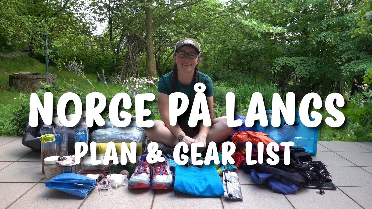 Norge på langs || 3000 km przez Norwegię i 6 kg w plecaku || Trasa i ekwipunek
