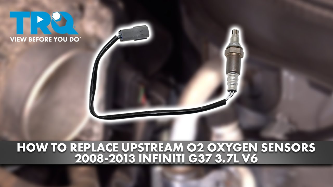 How to Replace Upstream O2 Oxygen Sensors 2008-2013 INFINITI G37 3.7L V6