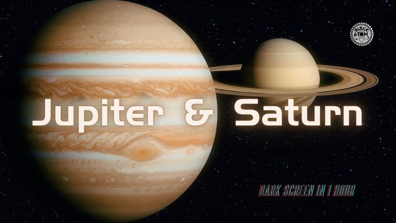 ⨀ jupiter & saturn sonifications | deep space ambient sleep soundscape ⨀