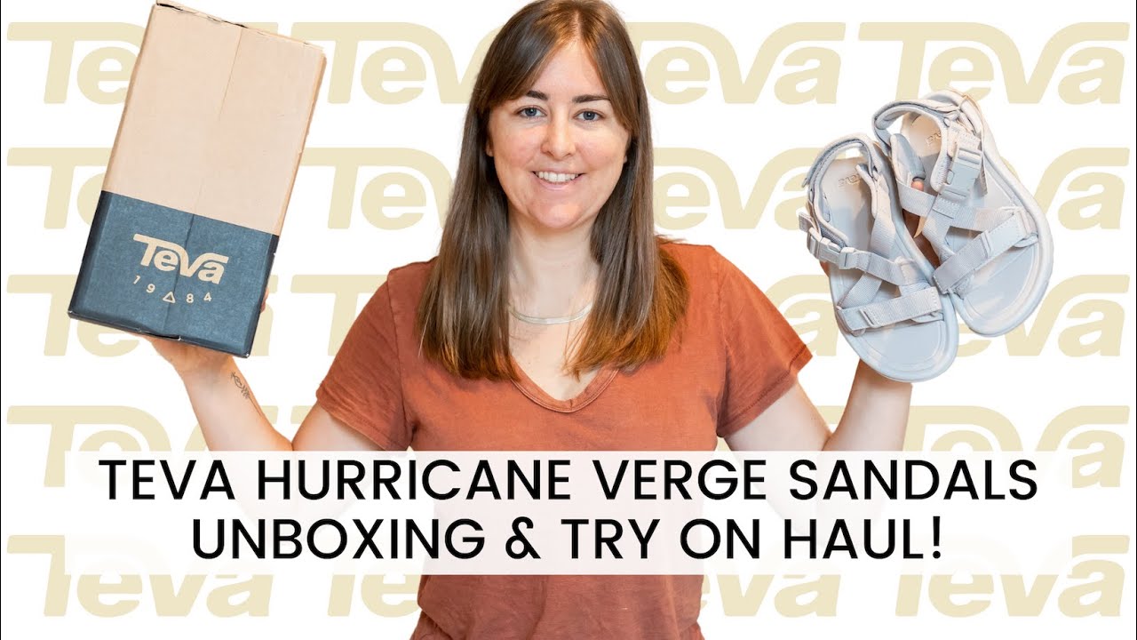 TEVA HURRICANE VERGE SANDALS UNBOXING & TRY ON HAUL! Teva Hiking Sandals For South America Travel!