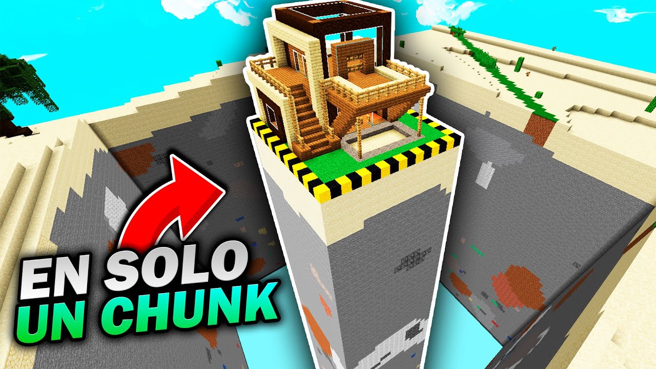 Minecraft HCF pero VIVO en un SOLO CHUNK 🌄
