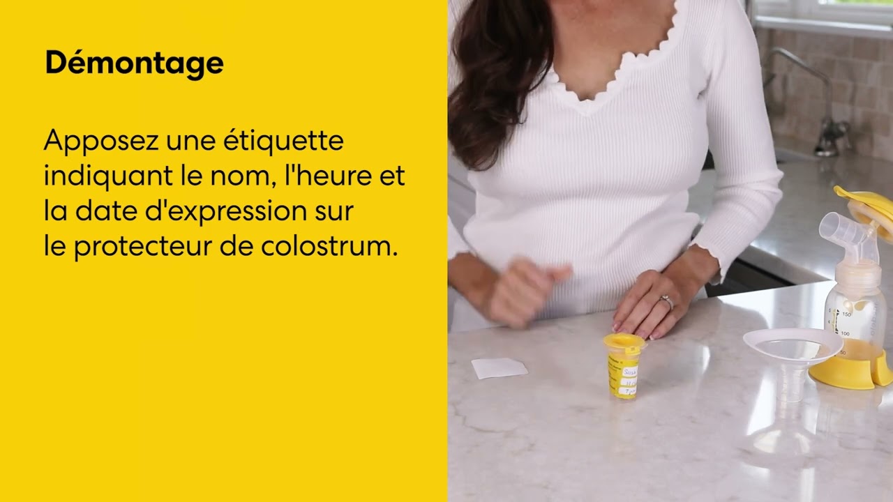 Comment utiliser le Harmony® avec Ensemble recueil pour Colostrum  | Medela | Mode d’emploi