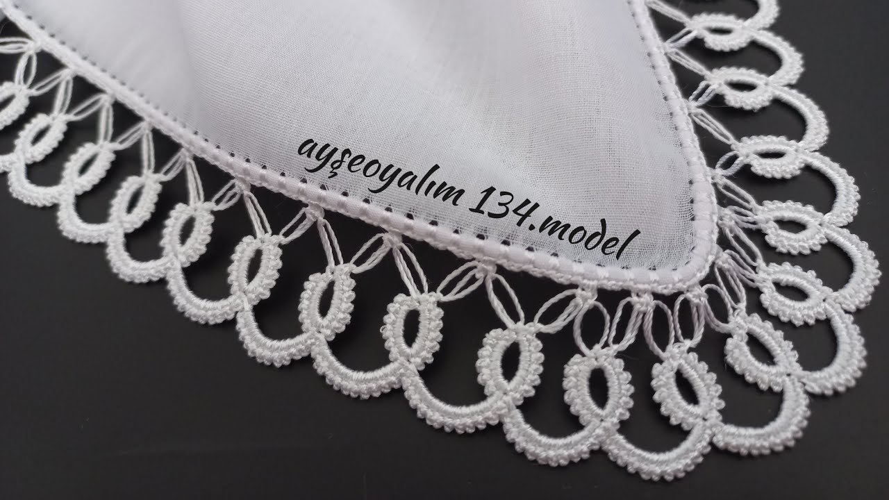 Tek sırada biten zarif ve gösterişli sıralı sarmaşık oyası @ayseoyalim 134.model