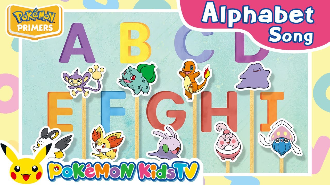 Pok&eacute;mon Alphabet Song A to I | Pok&eacute;mon Primers | Original Kids Song | Pok&eacute;mon Kids TV