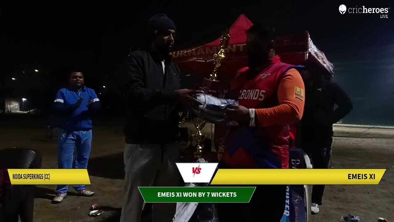 Emeis XI vs Noida SuperKings (cc) live cricket match | battle arena weekend day night tournament Co