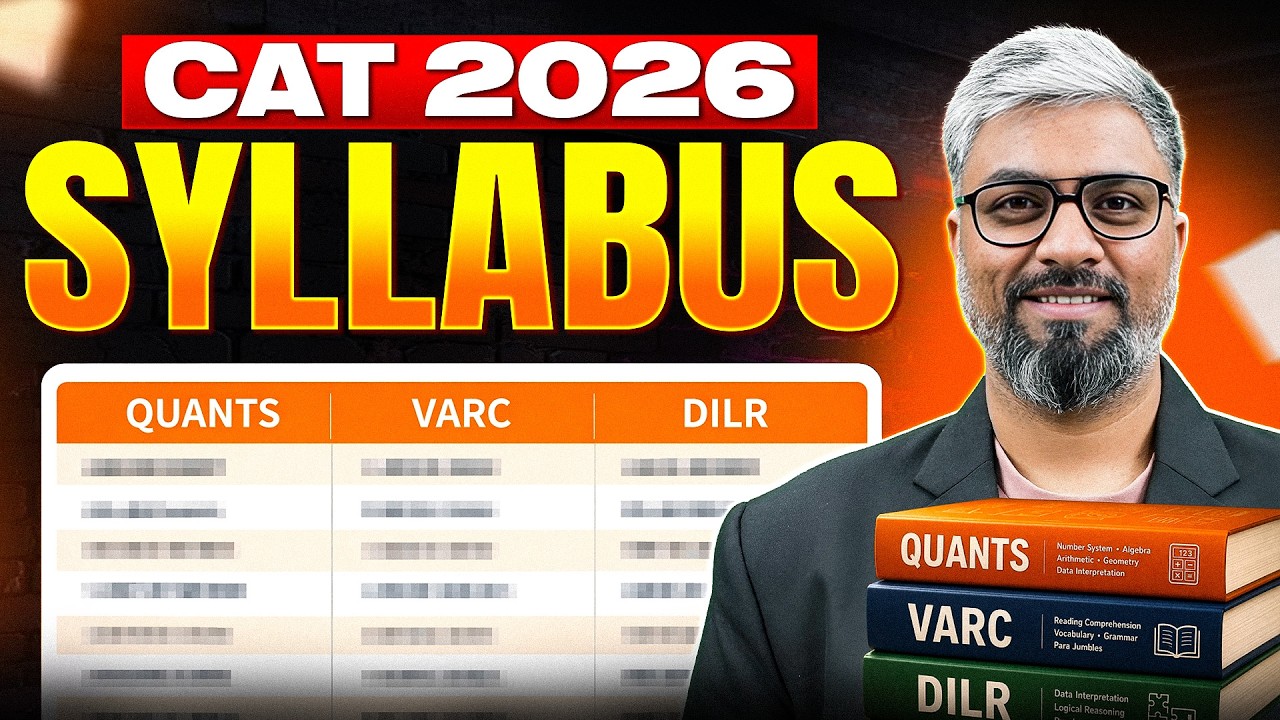 CAT 2026 Syllabus Overview | Complete Quants, VARC & LRDI Roadmap | MBA Wallah English