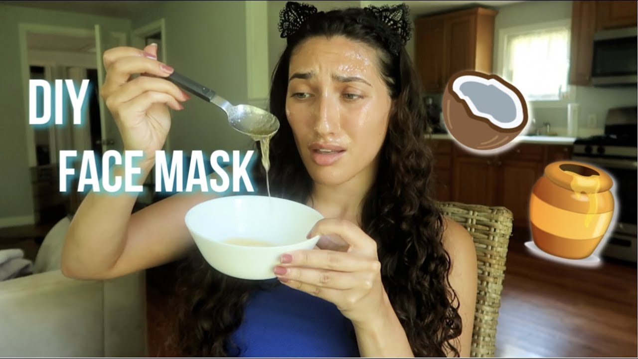 DIY FACE MASK: honey + coconut oil