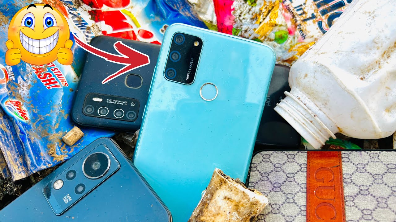 i Found Many Broken Phones and More from Garbage Dumps !! Restore Huawei Y6P Cracked
