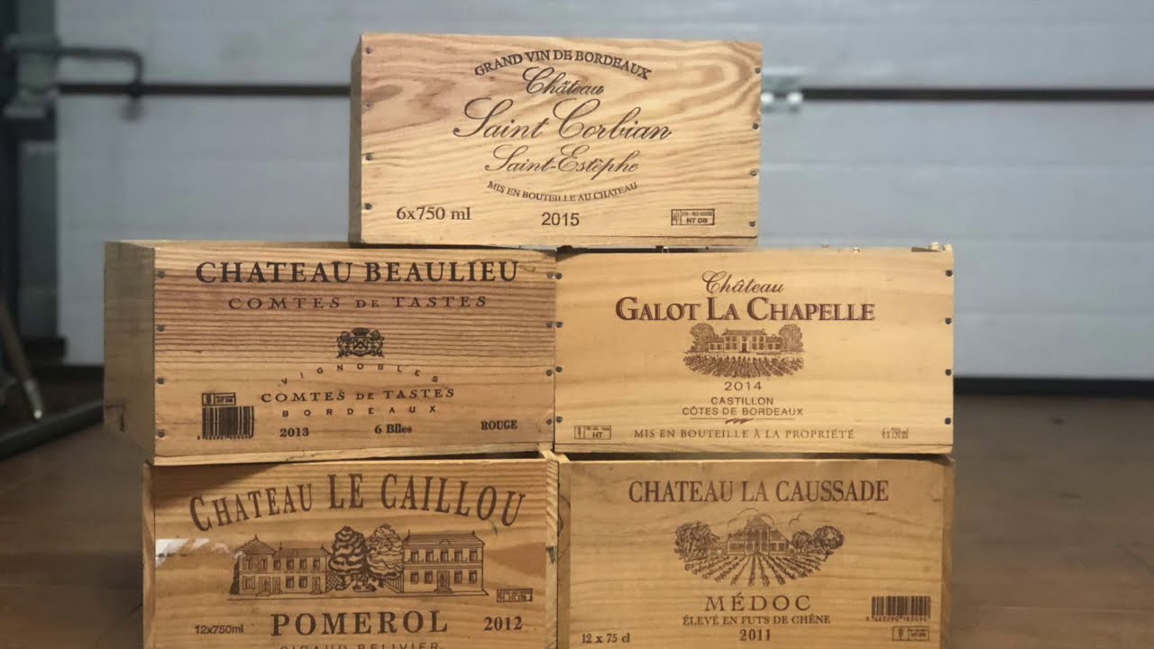 DIY WINE BOXES SHELF