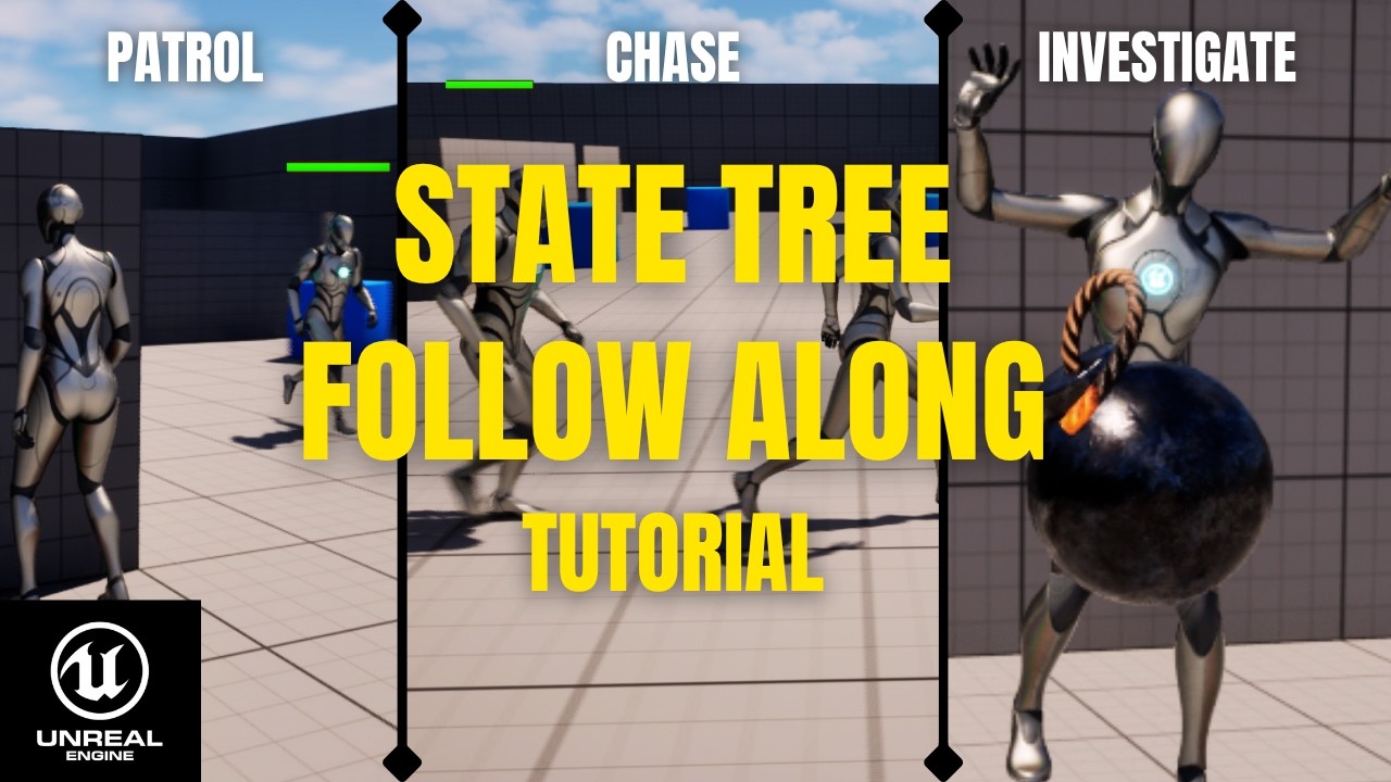 Build Smart AI with State Trees in UE5 (Full Tutorial)