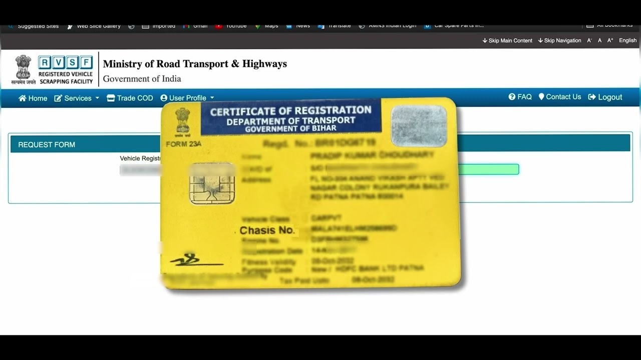 How to Apply Online for Vehicle Scrapping?