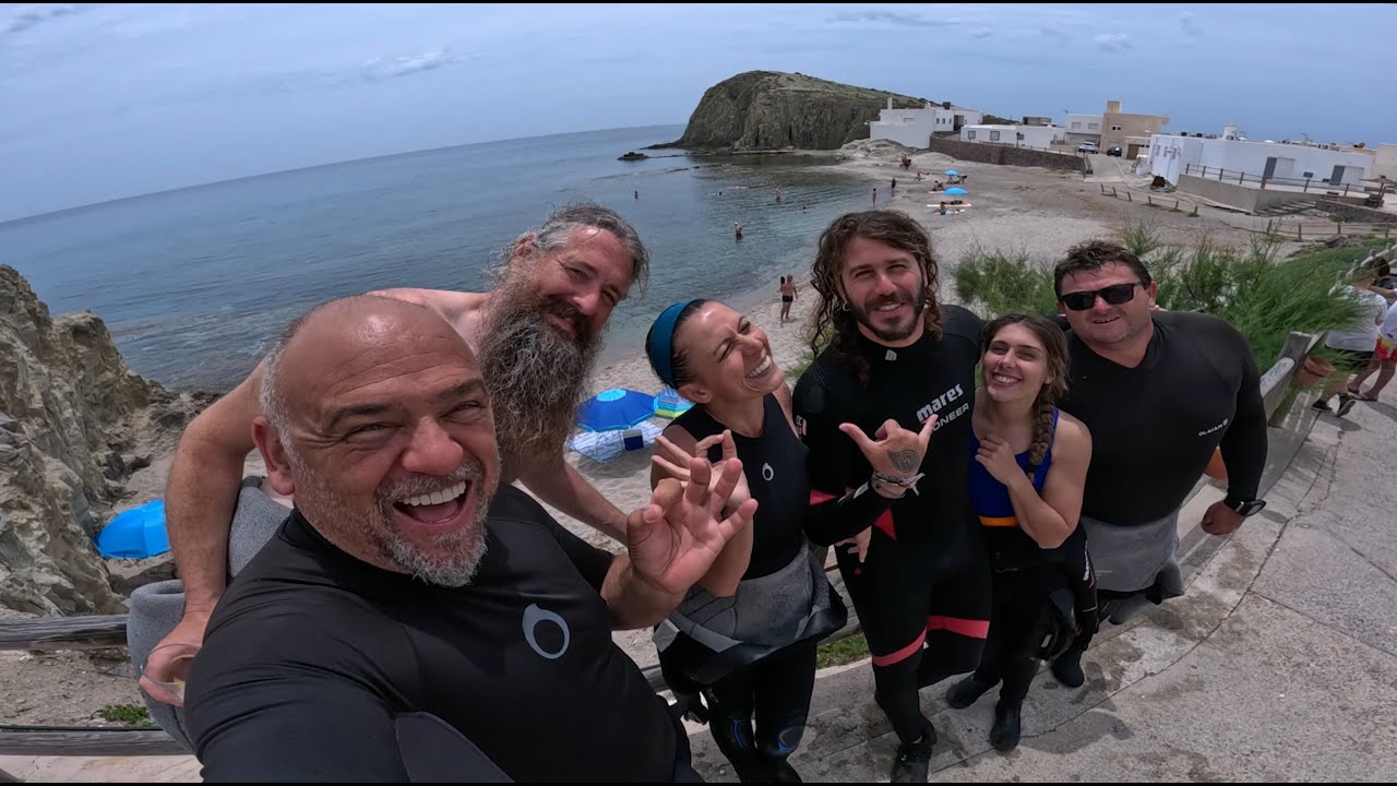 La isleta del Moro con amig@s Buceo Estela & Murcia Sub