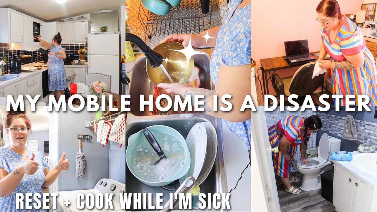 SUNDAY MOBILE HOME RESET AND COOK WITH ME | KIMI COPE 2025