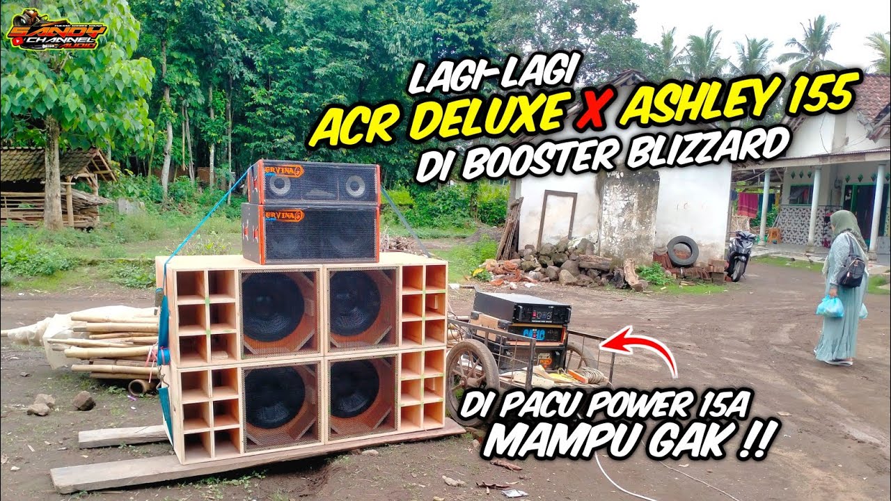 Maksimal Gak‼️Booster Blizzard 15 inch Spek ACR DELUXE Di Sotok Power 15A Ervina Audio
