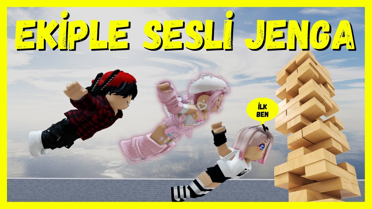 💥EKİPLE EĞLENCELİ SESLİ JENGA🐝AYŞEM ECE ARI 💖
