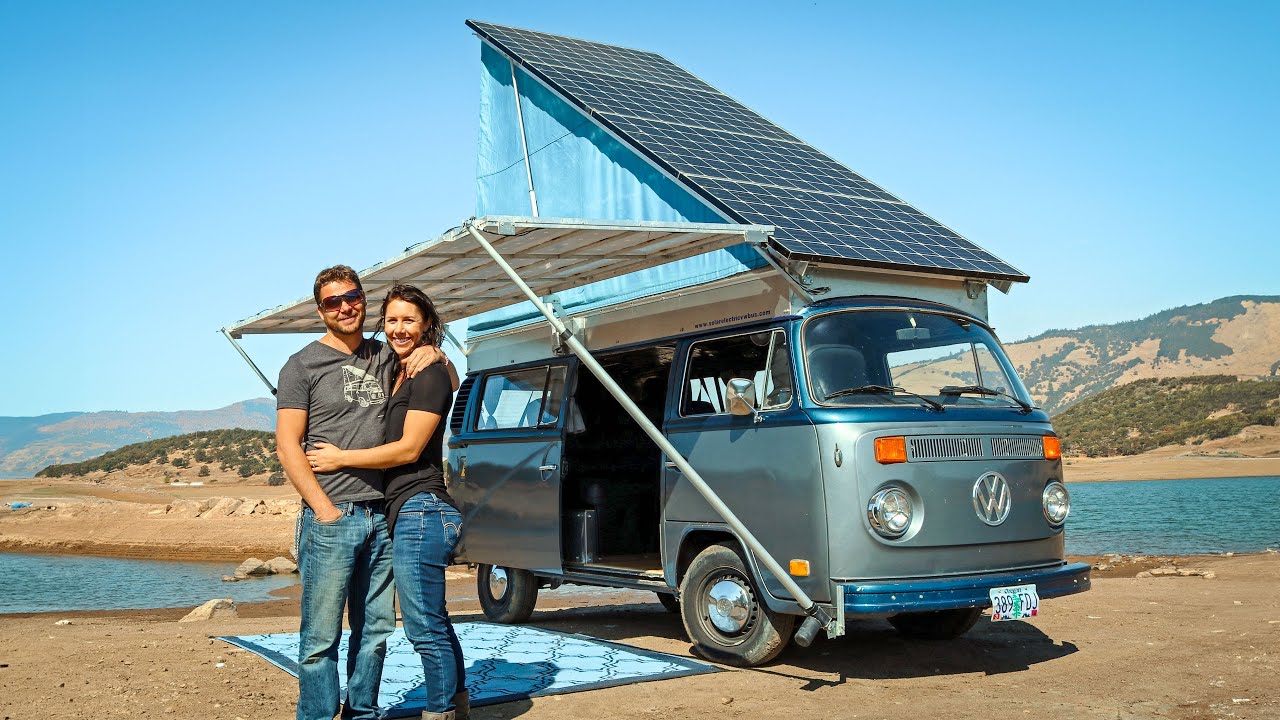 This solar-electric camper van pays for itself!!!