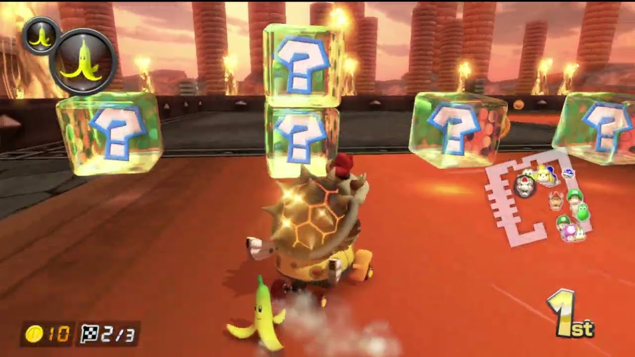 Mario Kart 8 Deluxe: Custom Track - SNES Bowser Castle 1