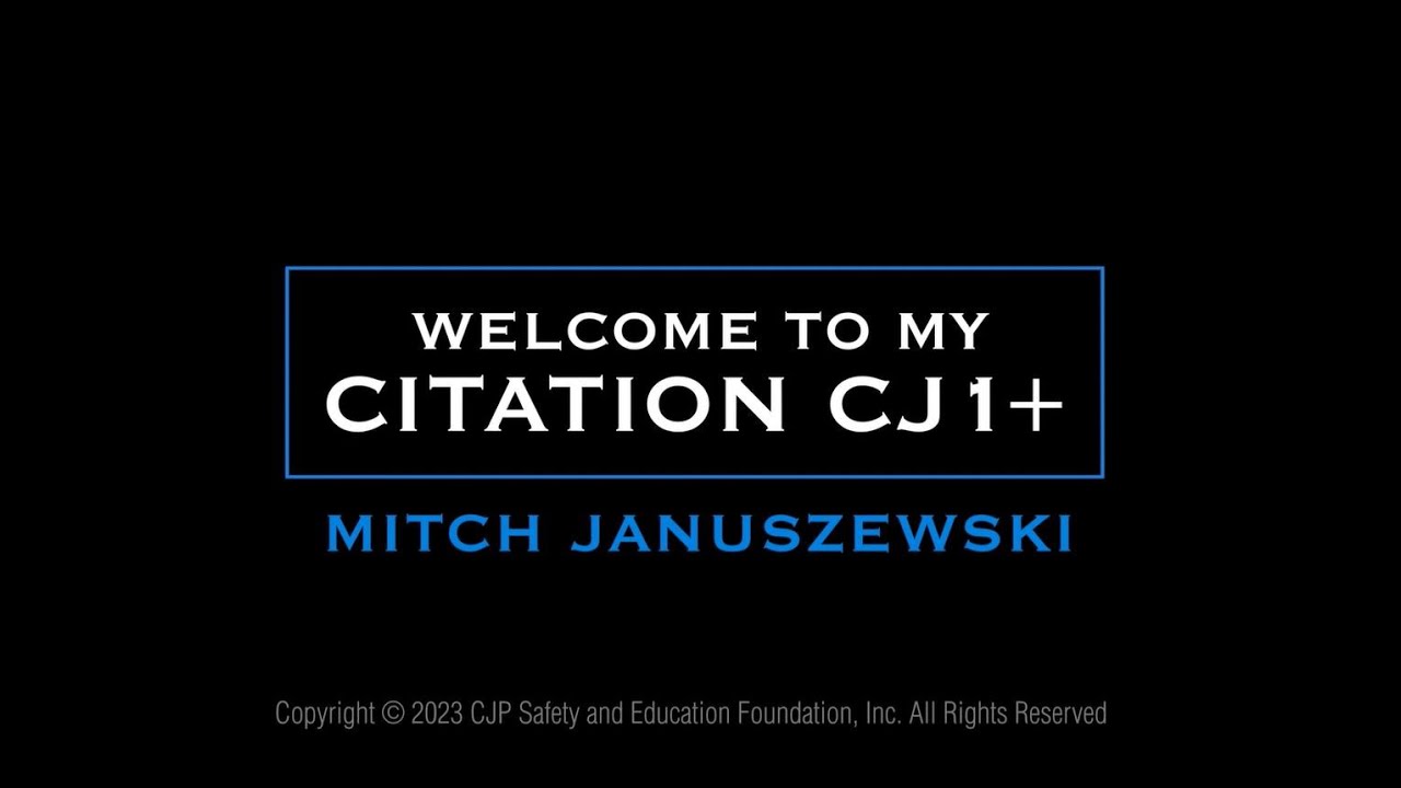 Фонд безопасности CJP: Тур Митча Янушевски на автомобиле Citation CJ1