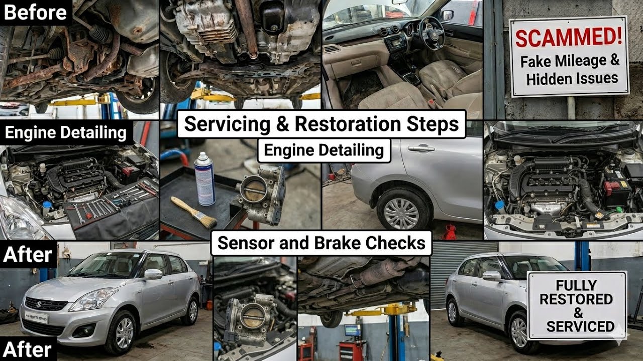 Maruti swift dzire restoration and service part-2