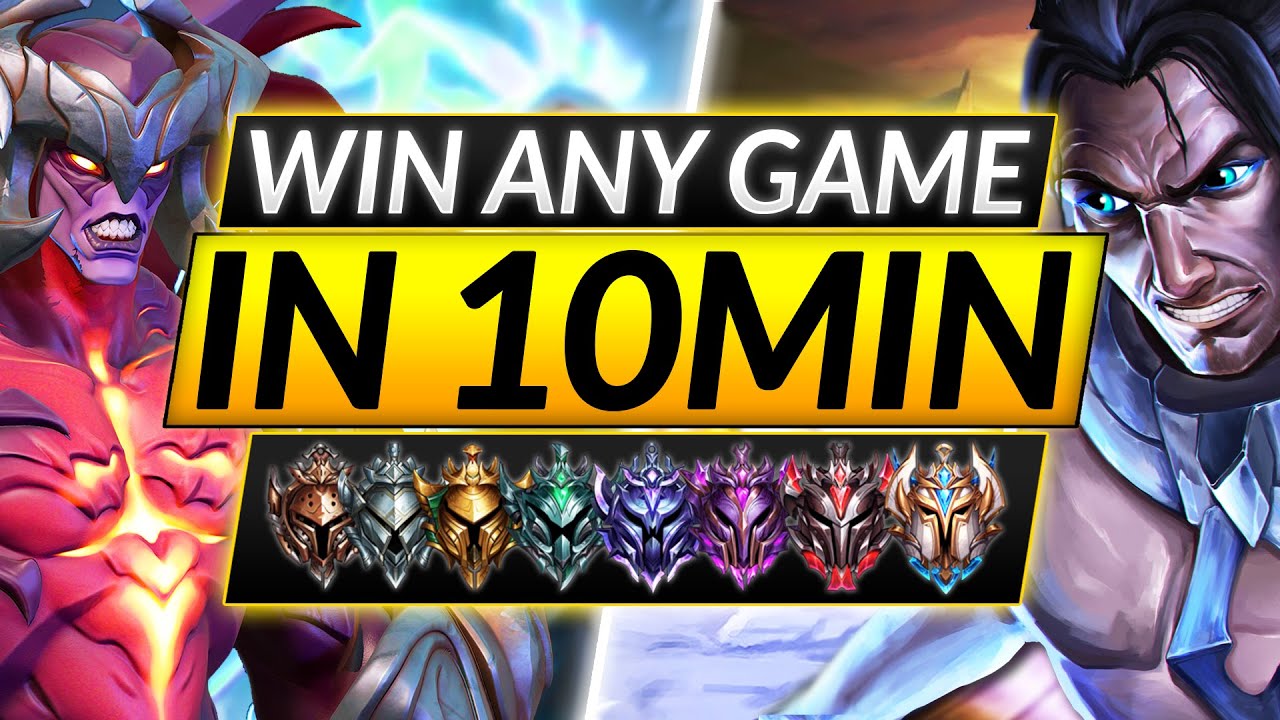How to WIN ANY GAME in 10 Minutes - EVEN IN CHALLENGER - LoL Mid Lane Guide