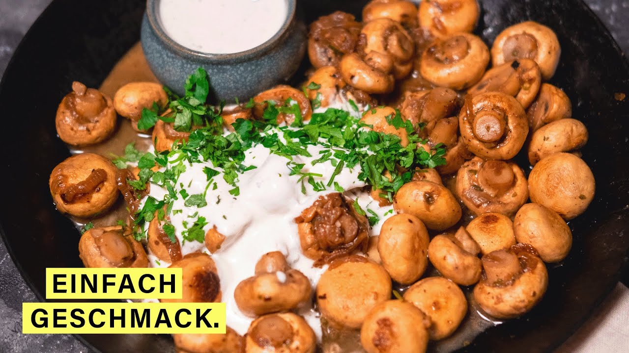 Champignonpfanne wie auf dem Weihnachtsmarkt