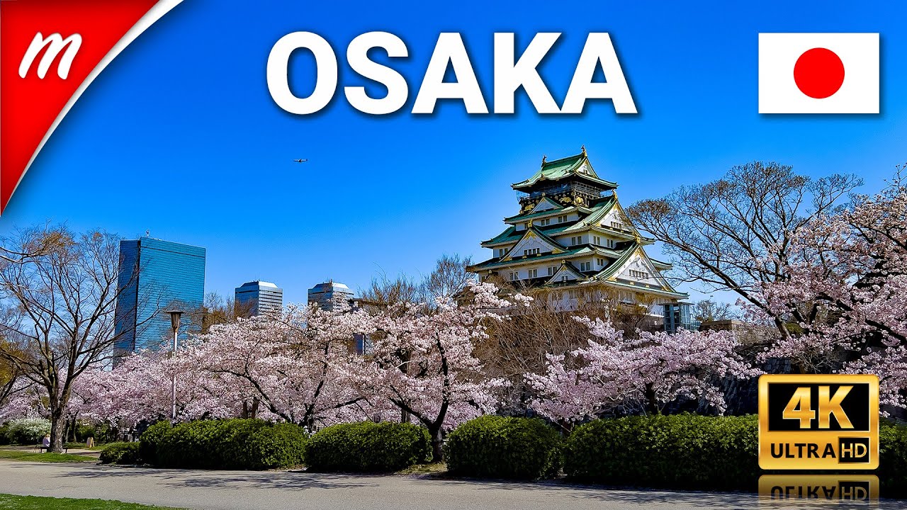 🌸Osaka Castle Nishinomaru Garden Walking Tour | Things to do in OSAKA