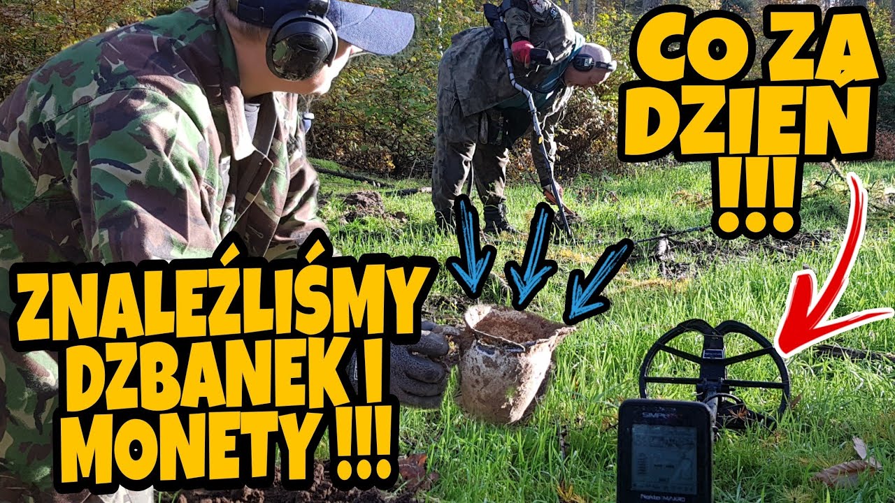 WYKOPALIŚMY DZBANEK I MONETY !!! TAJEMNICZY LAS !!!