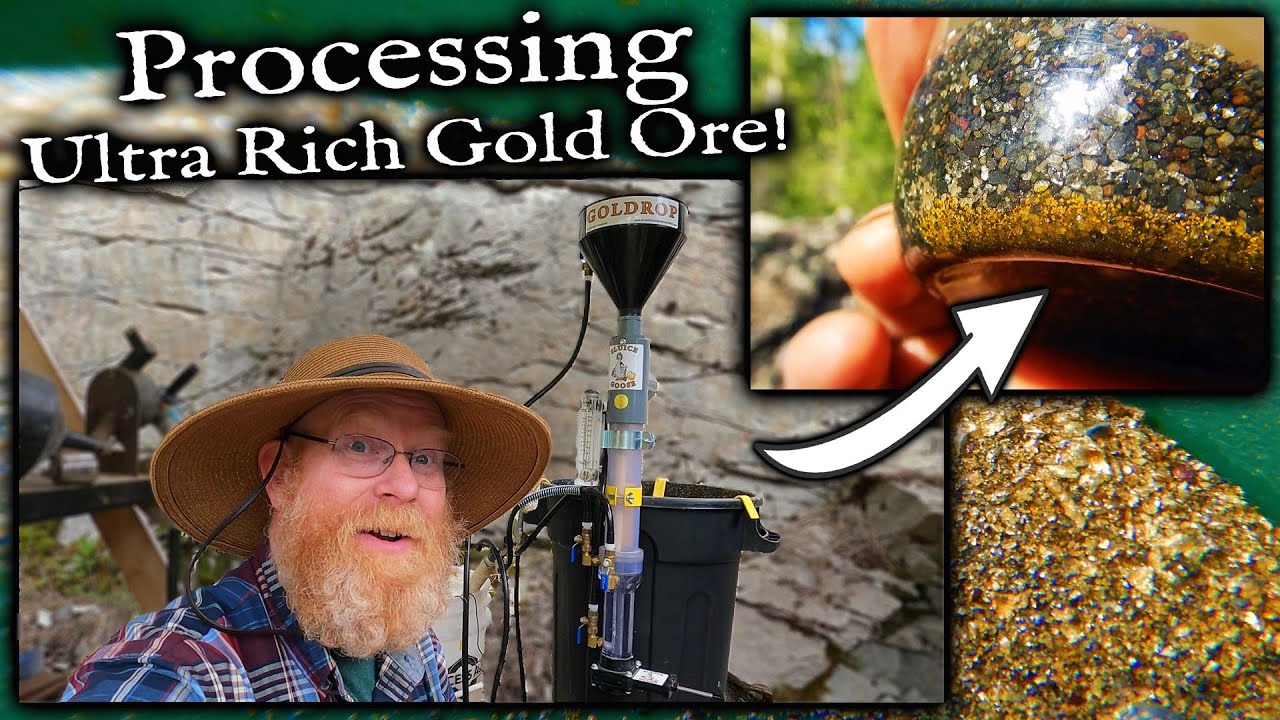 A pile of GOLD in this hard rock crush *Gold Drop Test*