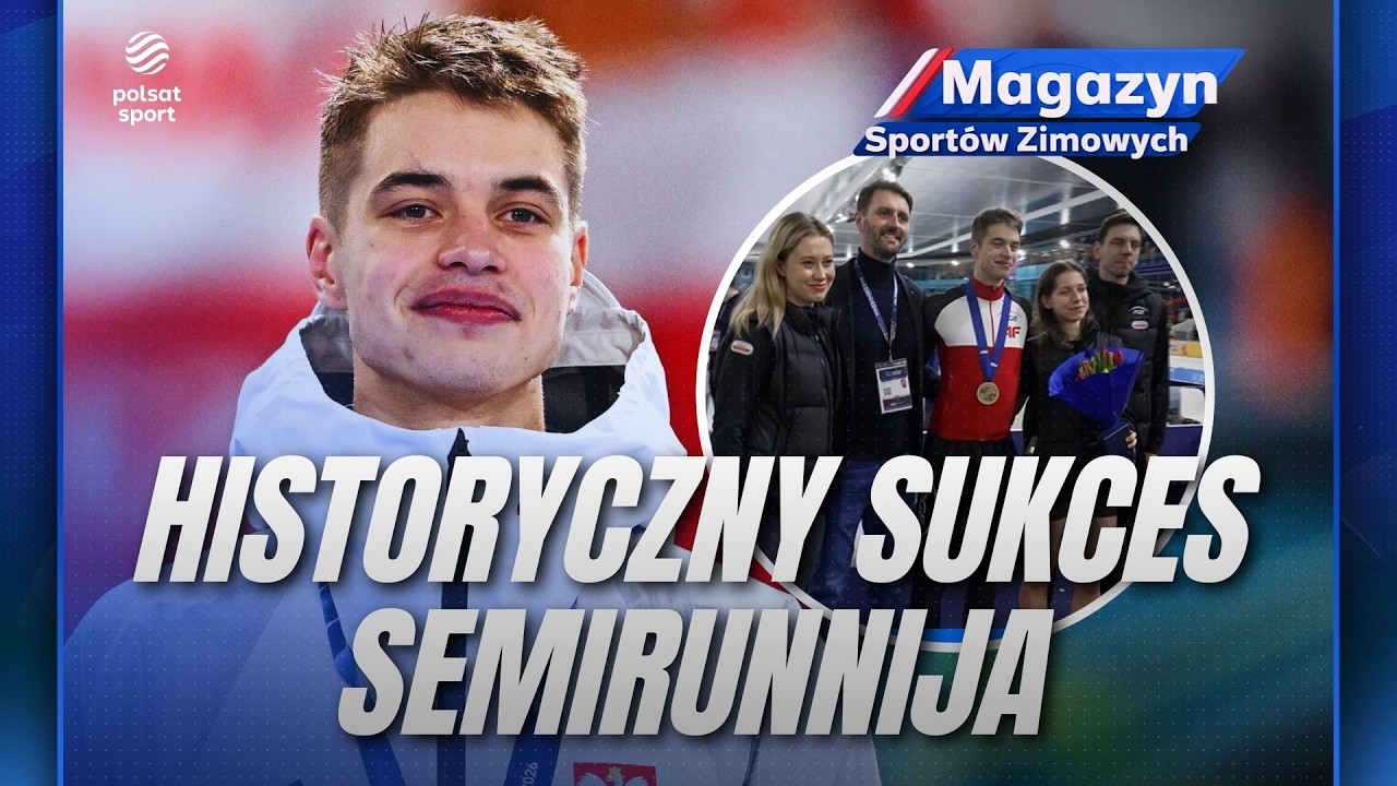 BRĄZOWY MEDAL SEMIRUNNIJA NA MŚ! HISTORYCZNY WYSTĘP POLAKÓW W HEERENVEEN I MAGAZYN SPORTÓW ZIMOWYCH