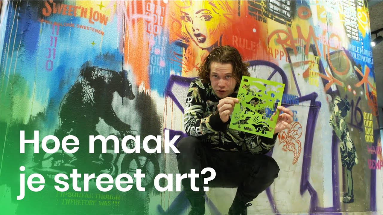 Hoe wordt street-art gemaakt? | Het Klokhuis