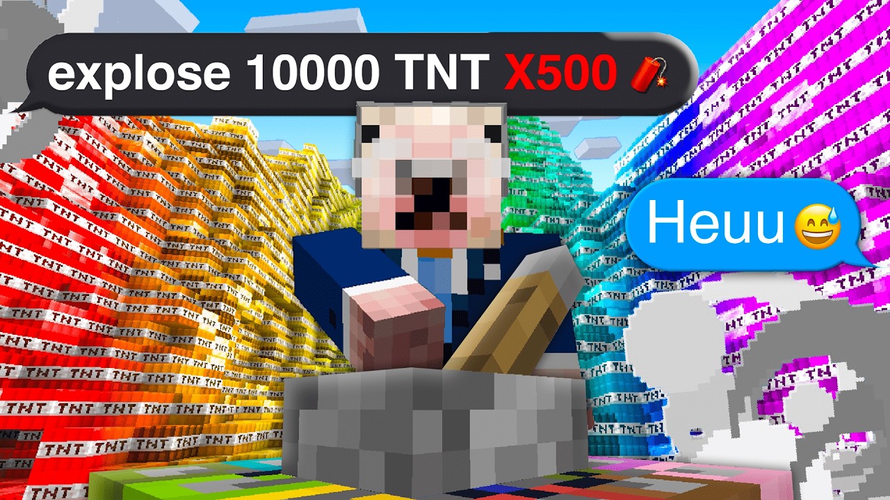 J'AI (encore) CASSÉ Minecraft avec VOS Pires Idées !
