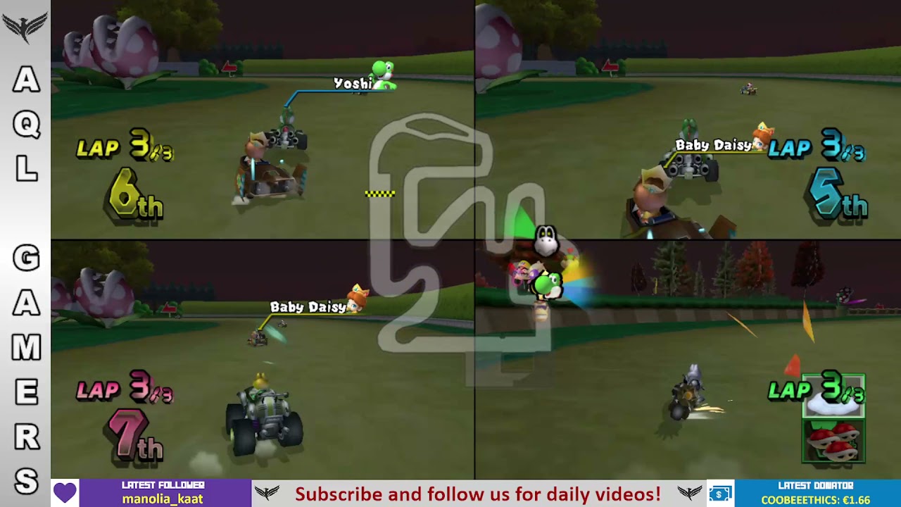 🔴Mario Kart Wii Custom Tracks ✦ 4 Players #259