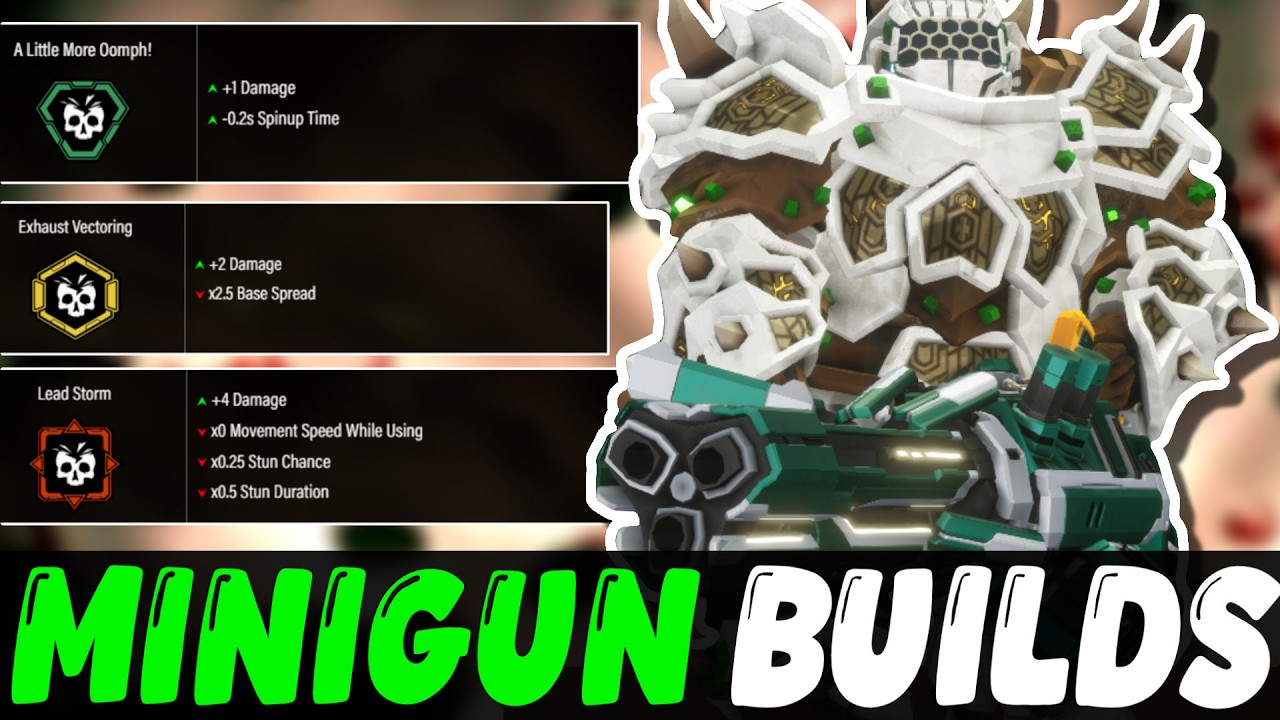 Deep Rock Galactic - Minigun Overclock Builds 2026