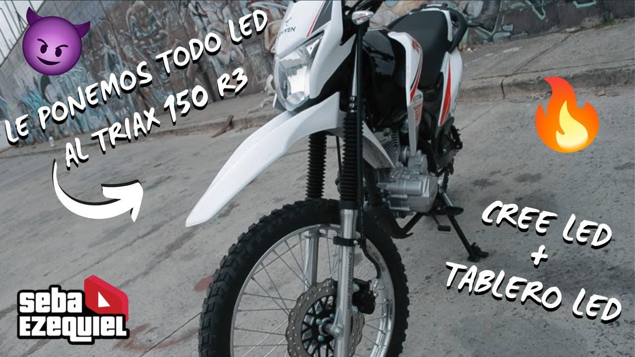 TABLERO Y FAROL *LED* PARA EL TRIAX 150 | Seba Ezequiel
