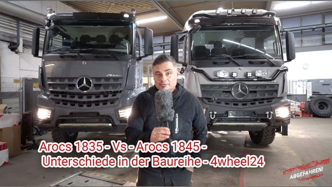 Die Qual der Wahl, Expeditionsmobil -      Arocs 1835 - Vs - Arocs 1845, das Fahrerhaus by 4wheel24