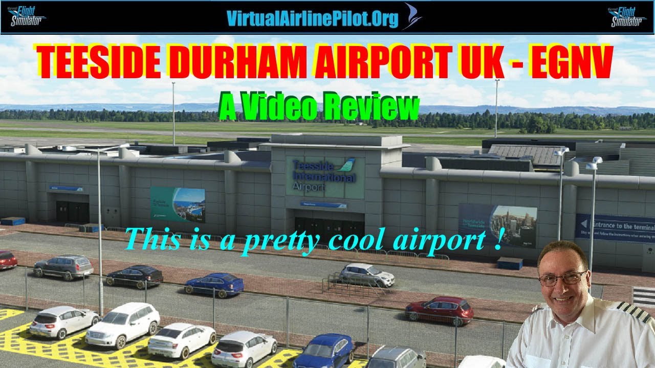 [MSFS2020] | TEESIDE INTERNATIONAL AIRPORT, DARLINGTON, UK | THI IS A PRETTY COOL AIRPORT SCENERY
