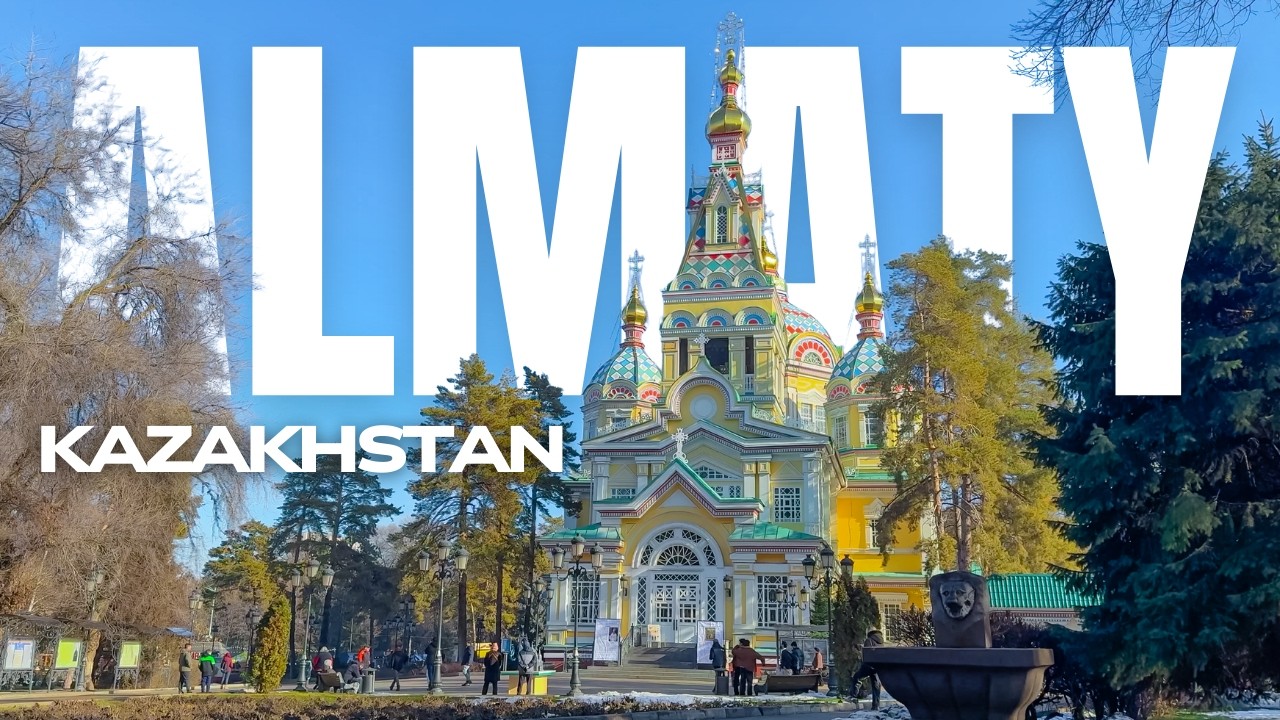 Walk with me — Almaty Kazakhstan 🇰🇿 | Calm 4K City Walk & Top Places