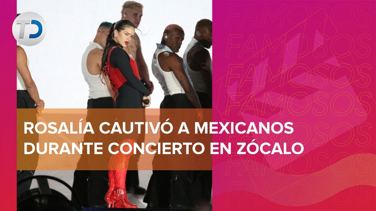 Rosalía en el Zócalo de CdMx 2023: así se vivió el concierto