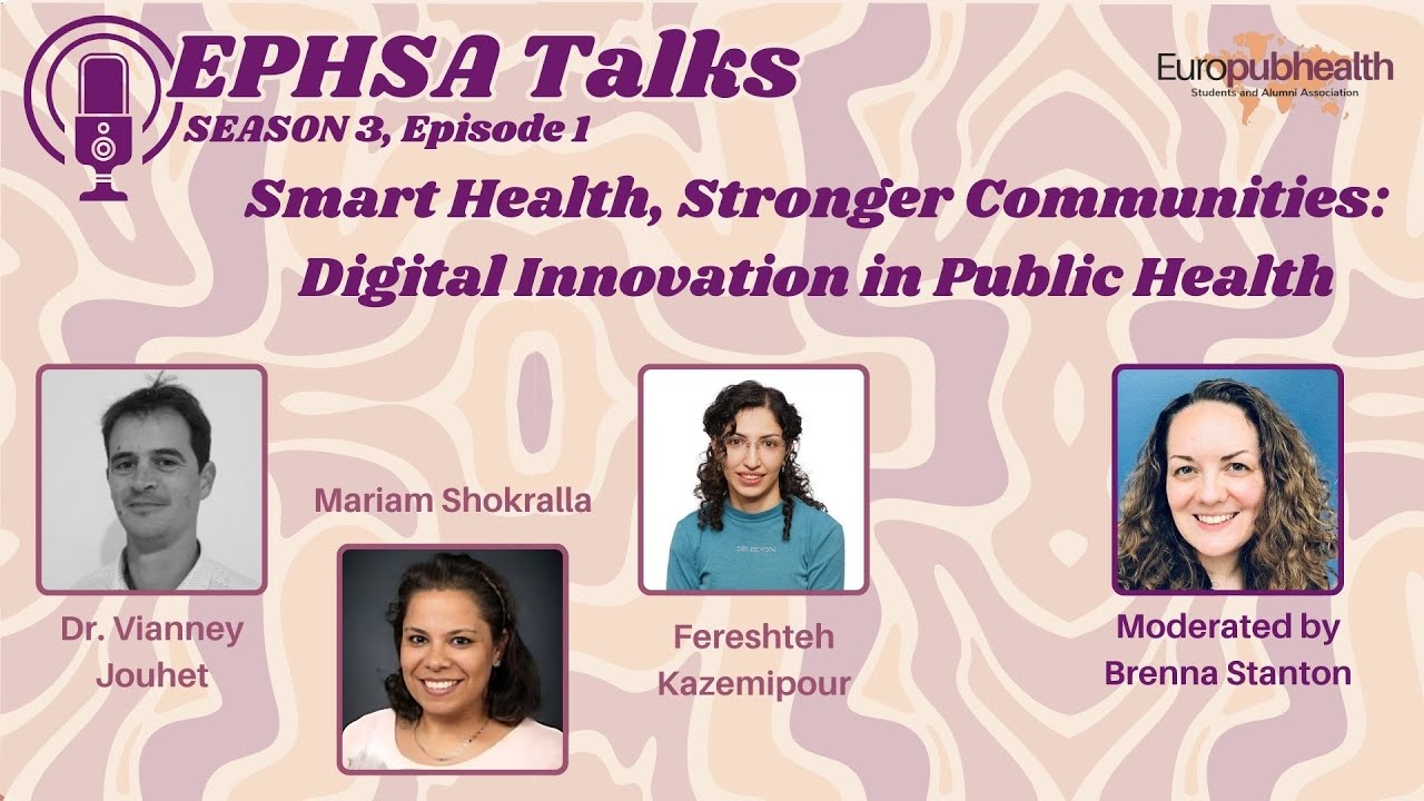 EPHSA Talks S3 E1. Smart Health, Stonger Communities: Digital Innovation in Public Health