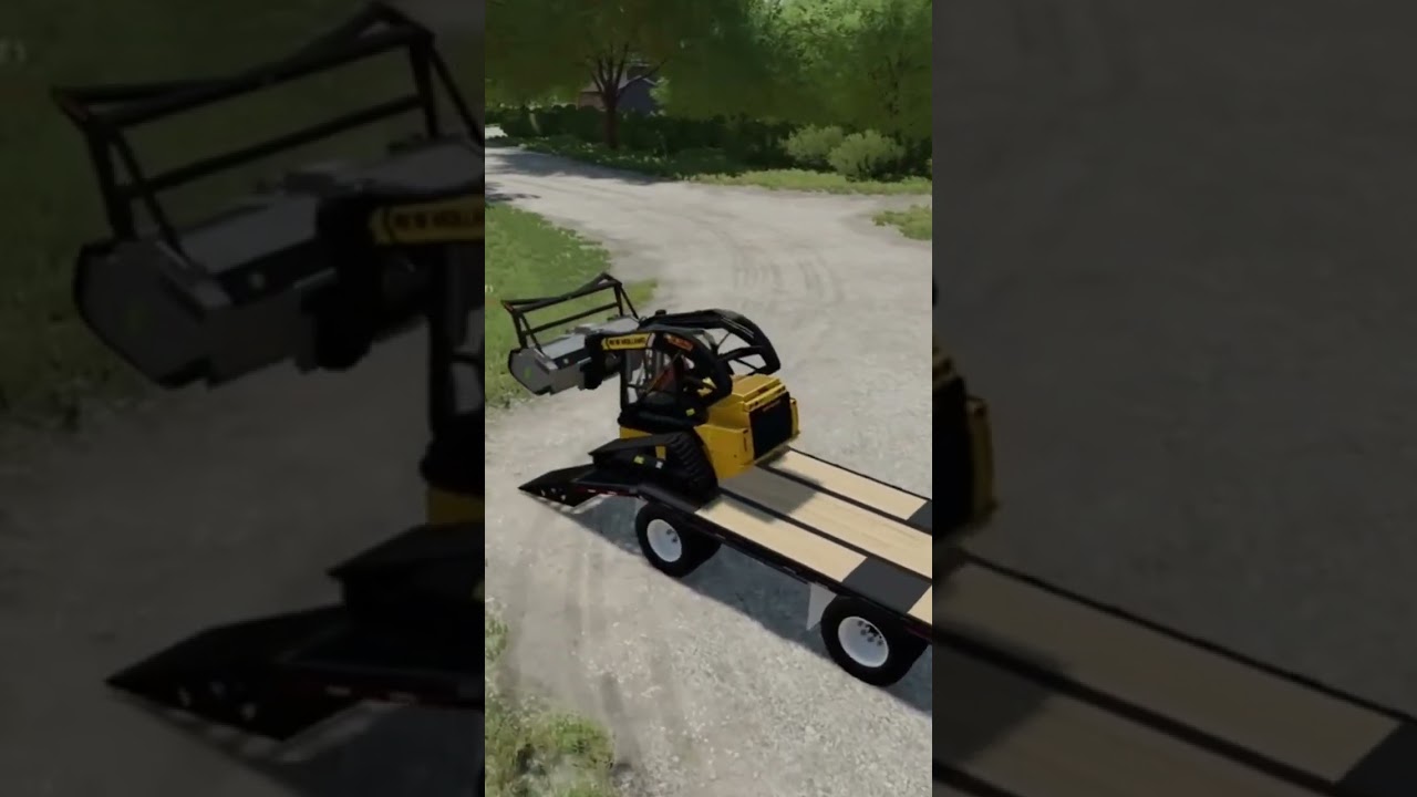 Clearing bushes for the next build. #fs22 #farmingsimulator22 #farmingsimulator