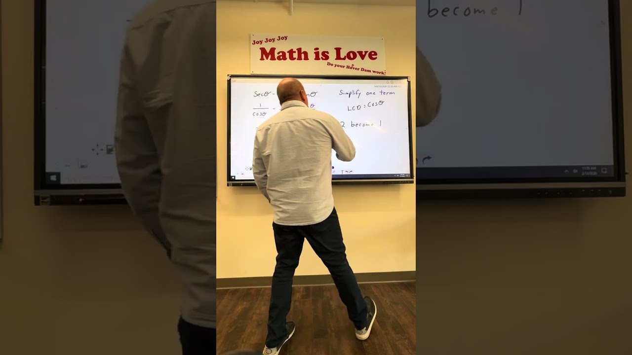 Trig identity example
