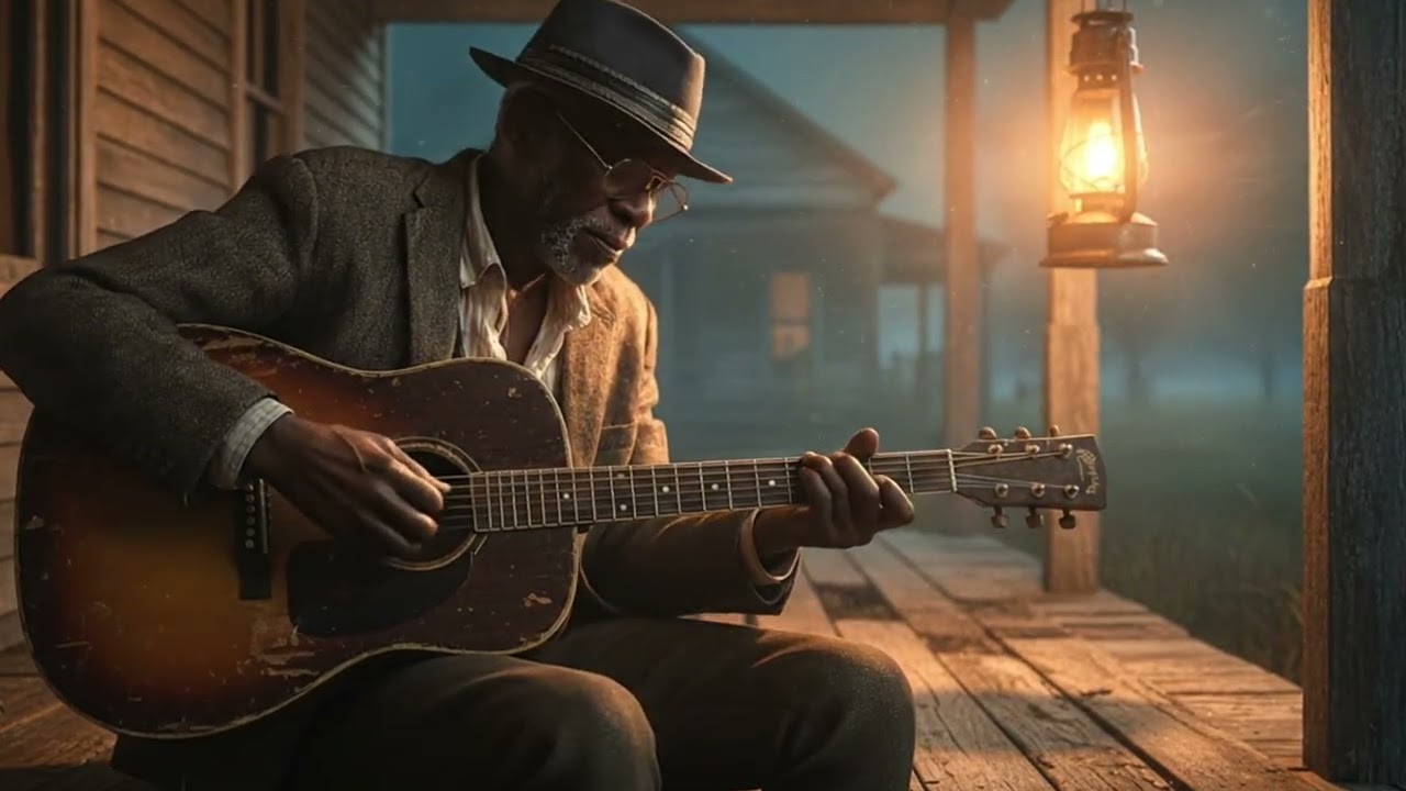 Mississippi Delta Blues at Midnight – Deep Southern Guitar & Soulful Blues