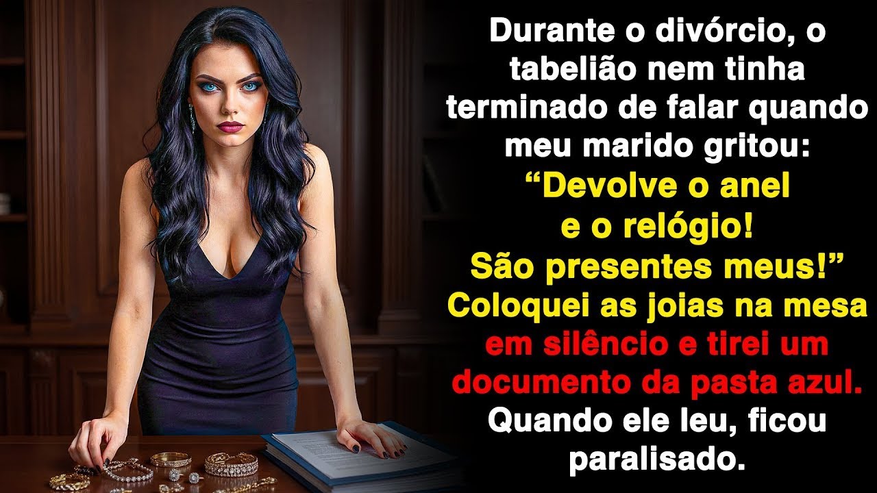 No divórcio, meu marido quis até os presentes de volta  Aí levou o choque da vida!