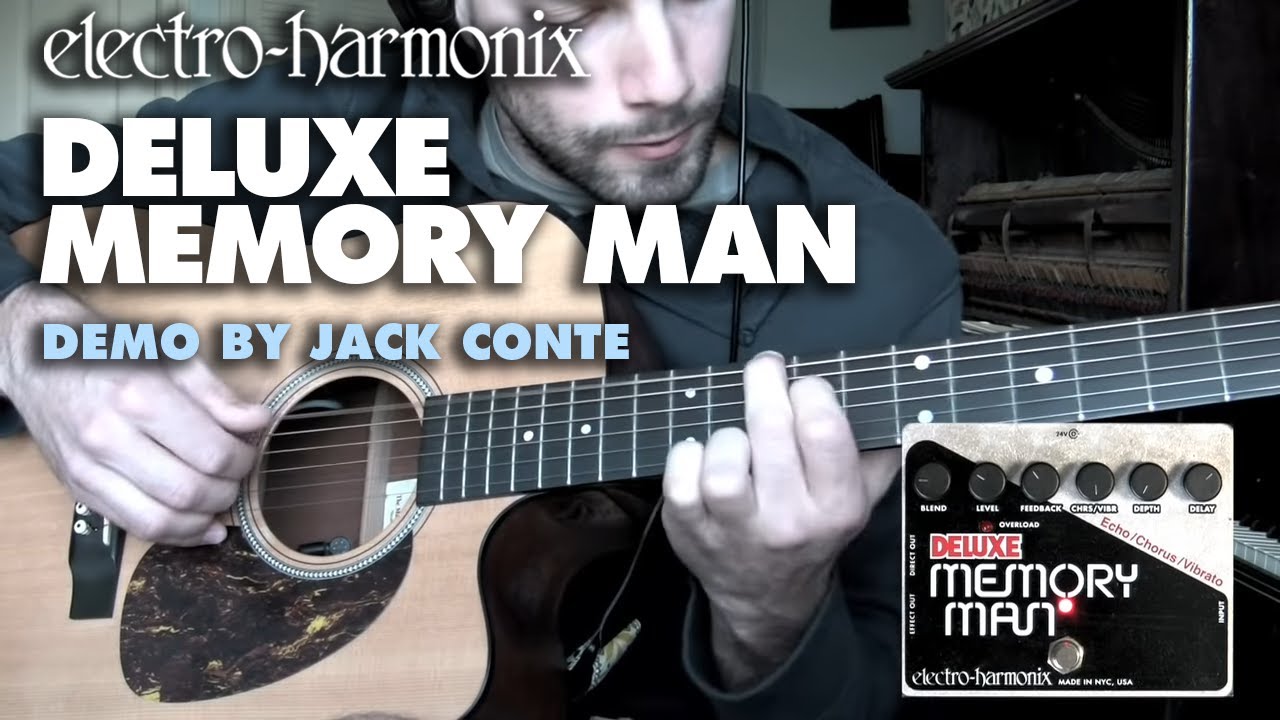 Electro-Harmonix Deluxe Memory Man Analog Delay / Chorus / Vibrato Pedal (Demo by Jack Conte)