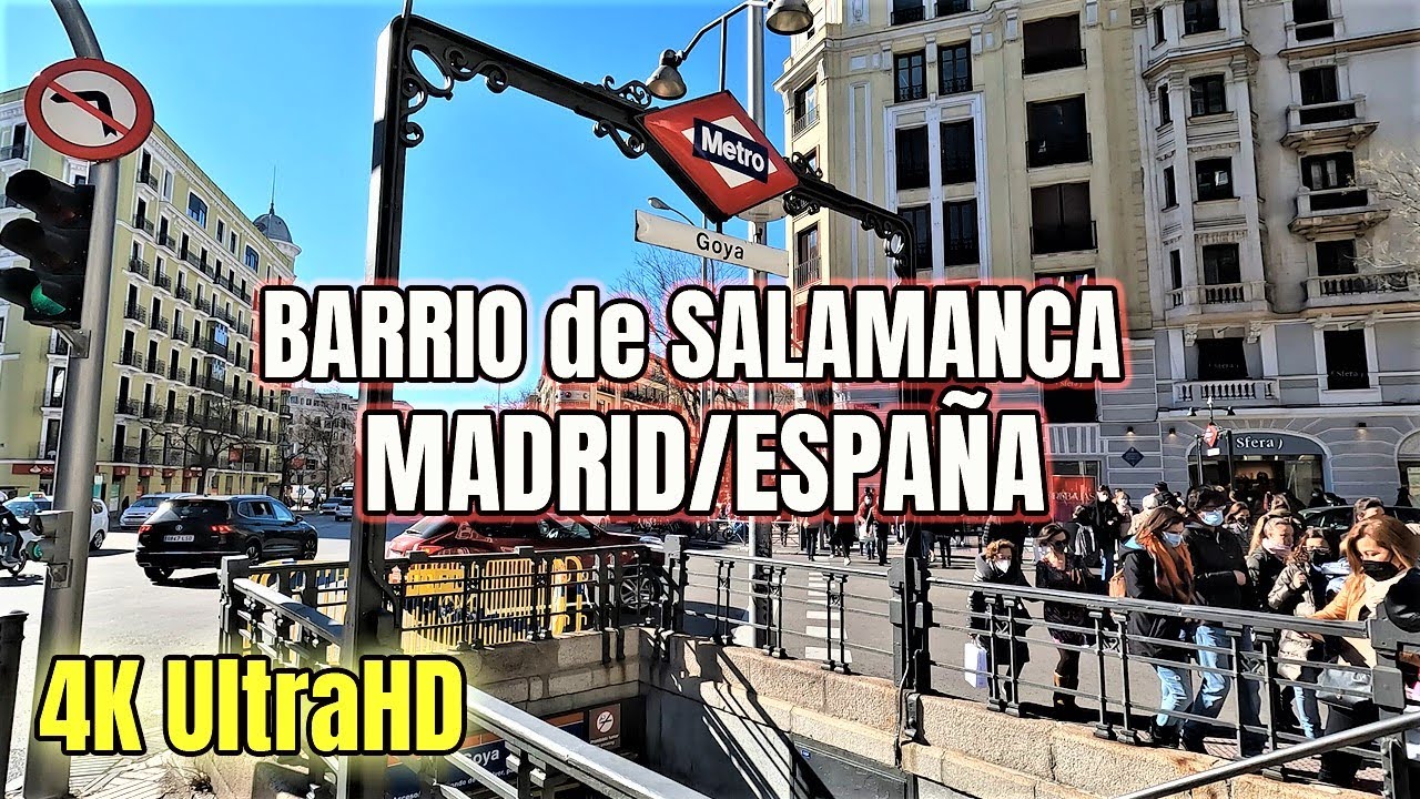 [4K] MADRID walking TOUR | BARRIO de SALAMANCA (Parte 1)